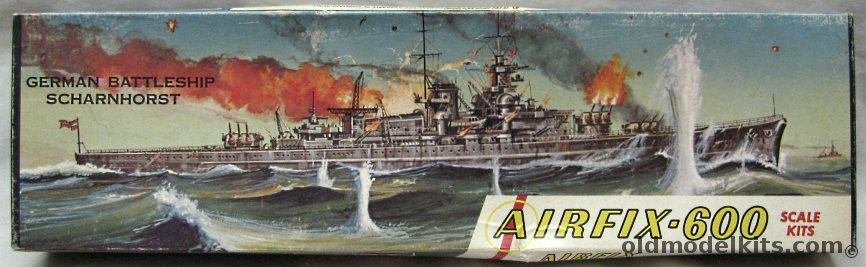 Airfix 1/600 German Battlecruiser Scharnhorst - Craftmaster Issue, S3-129 plastic model kit